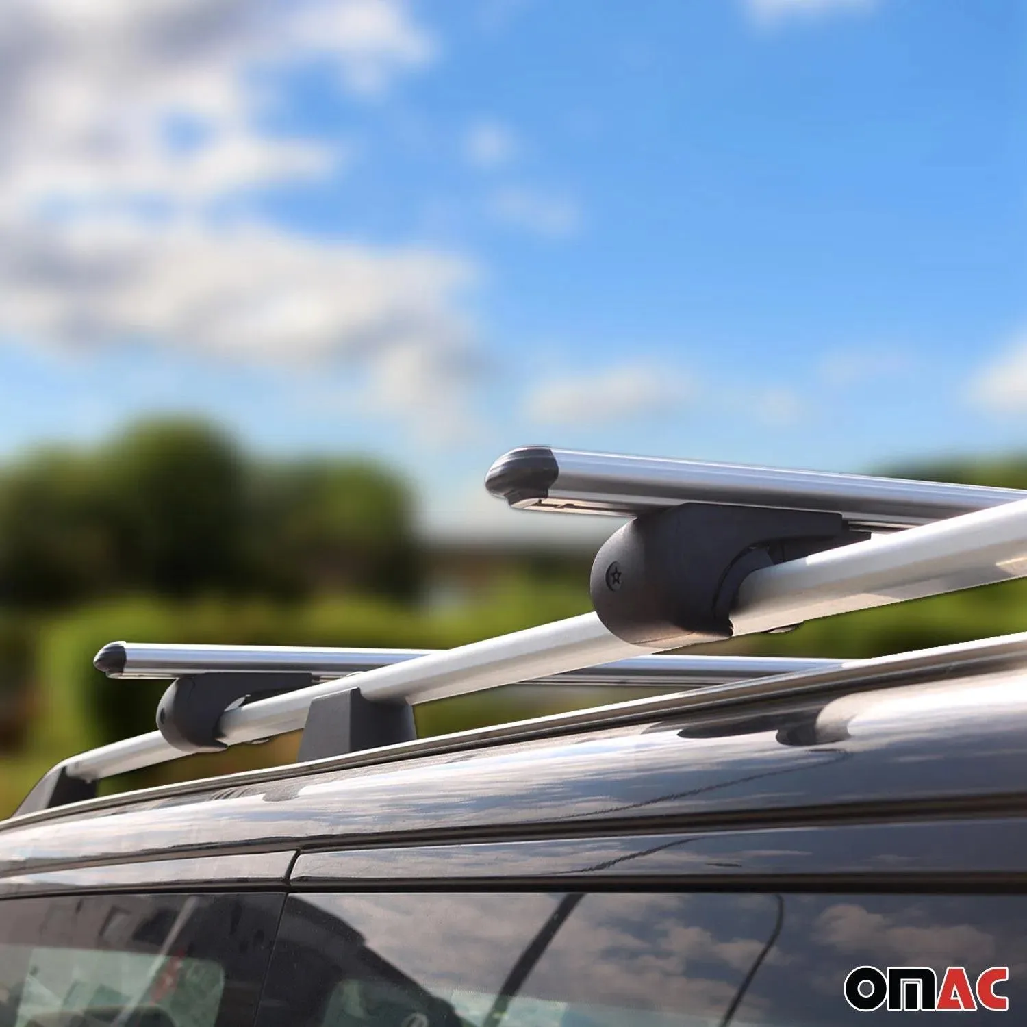 1998-2000 Volvo V70 Roof Rack Cross Bars Silver
