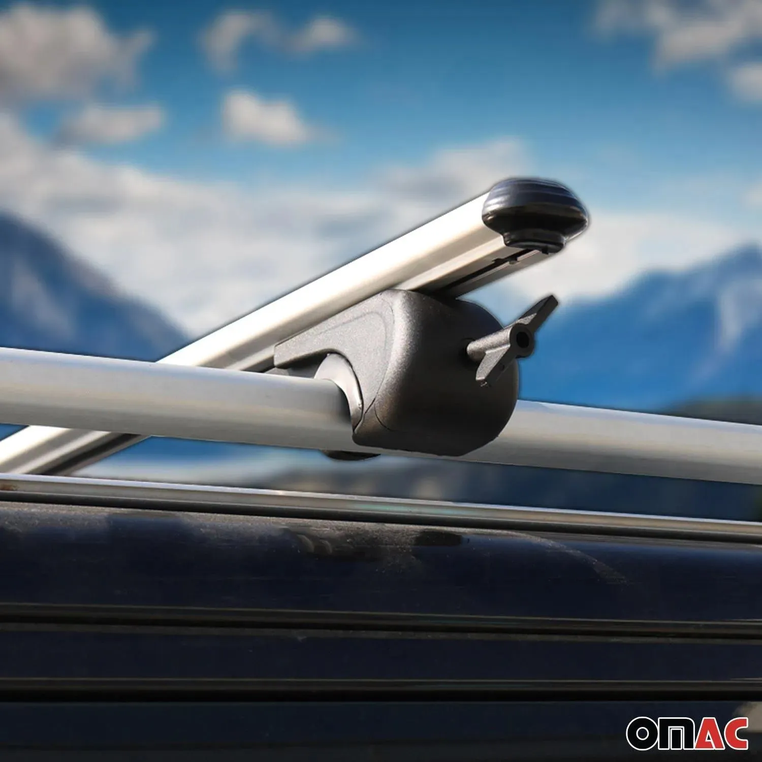 1998-2000 Volvo V70 Roof Rack Cross Bars Silver