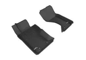3D MAXpider Floor Mats Fiat 124 Spider (2017-2020) All-Weather Kagu Series - Front Row Only