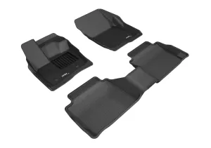 3D MAXpider Floor Mats Ford Fusion (17-20) All-Weather Kagu Series - Front or Second Row