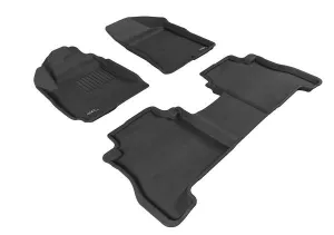 3D MAXpider Floor Mats Hyundai Santa Fe (10-12) All-Weather Kagu Series - Front or Second Row