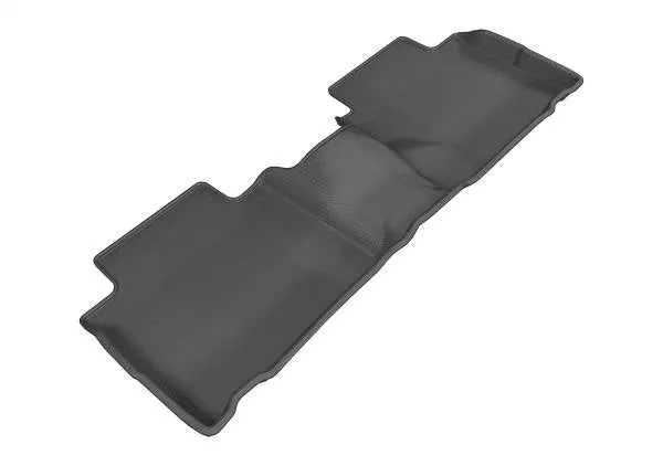 3D MAXpider Floor Mats Nissan Rogue (14-20) All-Weather Kagu Series Black - Front / Second / Third  Row