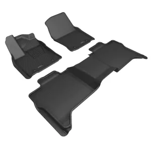3D MAXpider Floor Mats Toyota Tundra (22-24) All-Weather Kagu Series Black - Front or Second