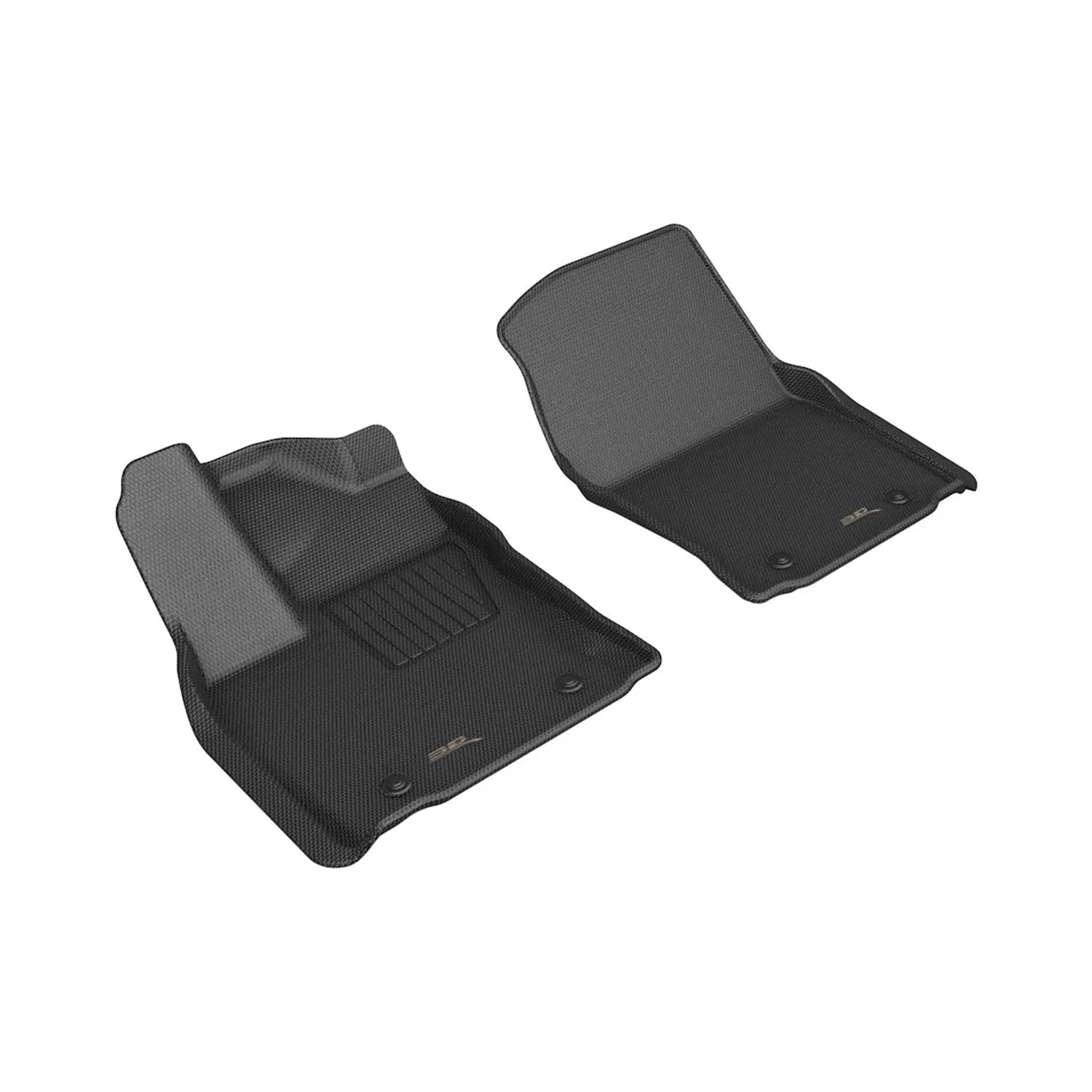 3D MAXpider Floor Mats Toyota Tundra (22-24) All-Weather Kagu Series Black - Front or Second