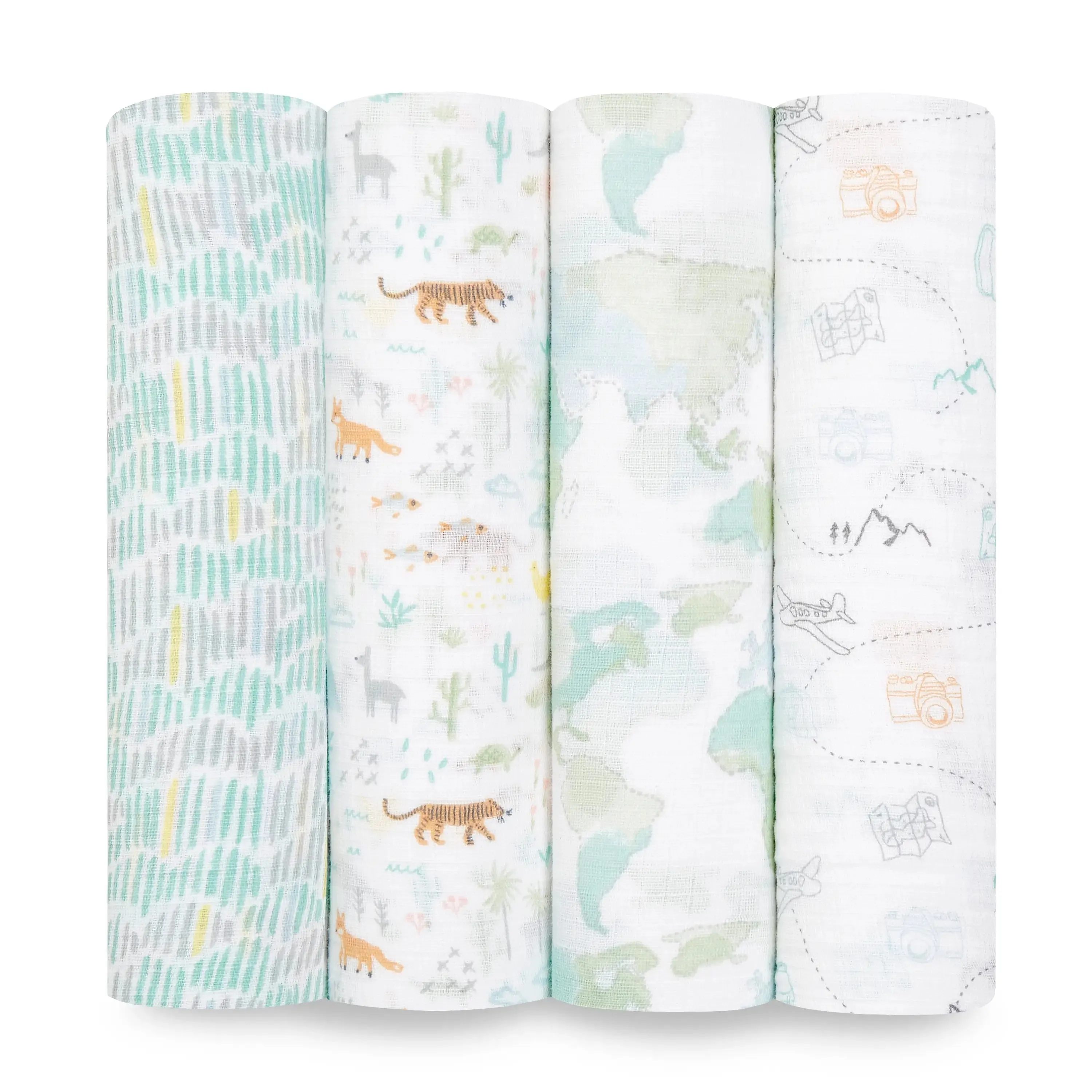 Aden   Anais Essentials Cotton Muslin Swaddle 4-pack