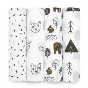 Aden   Anais Essentials Cotton Muslin Swaddle 4-pack