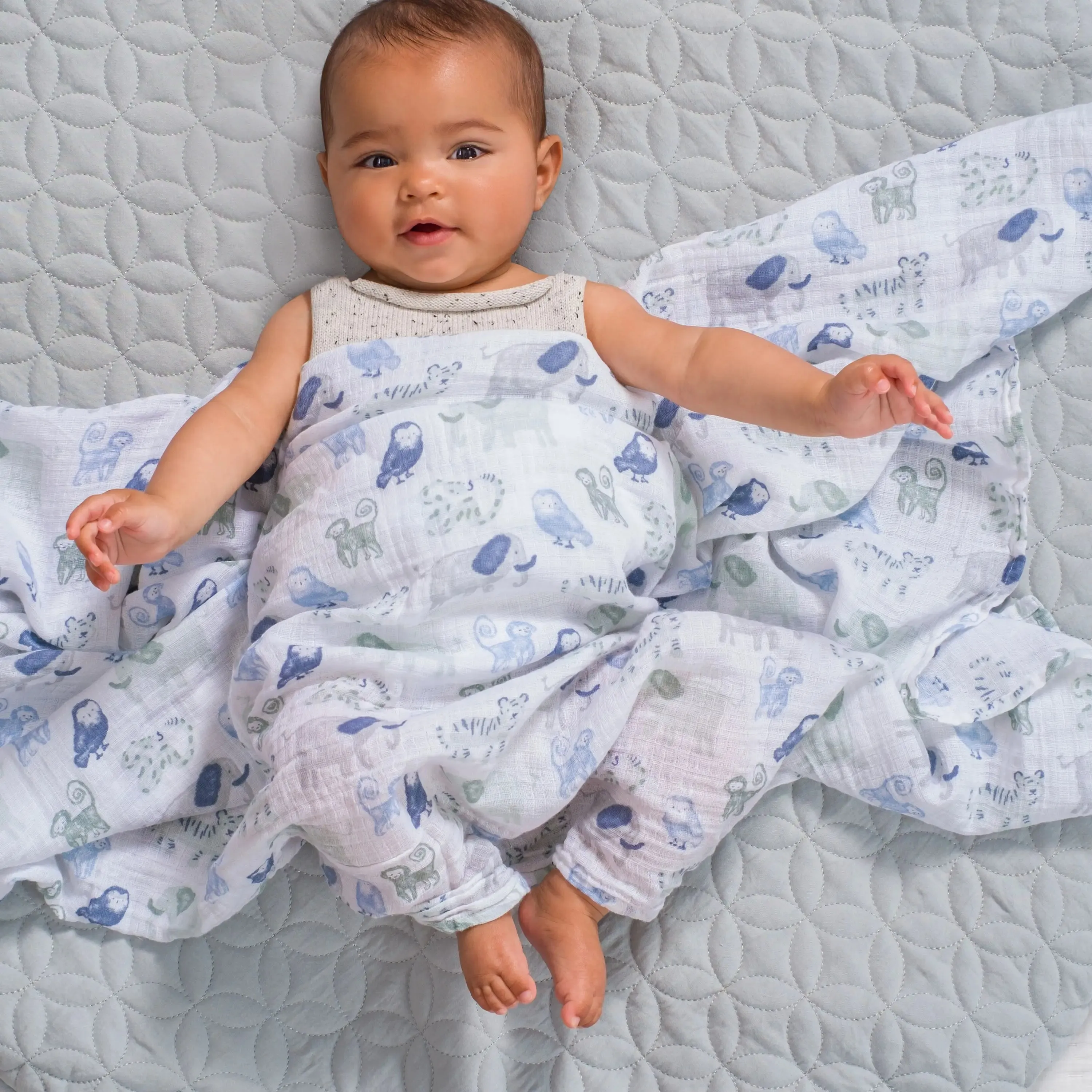 Aden   Anais Essentials Cotton Muslin Swaddle 4-pack