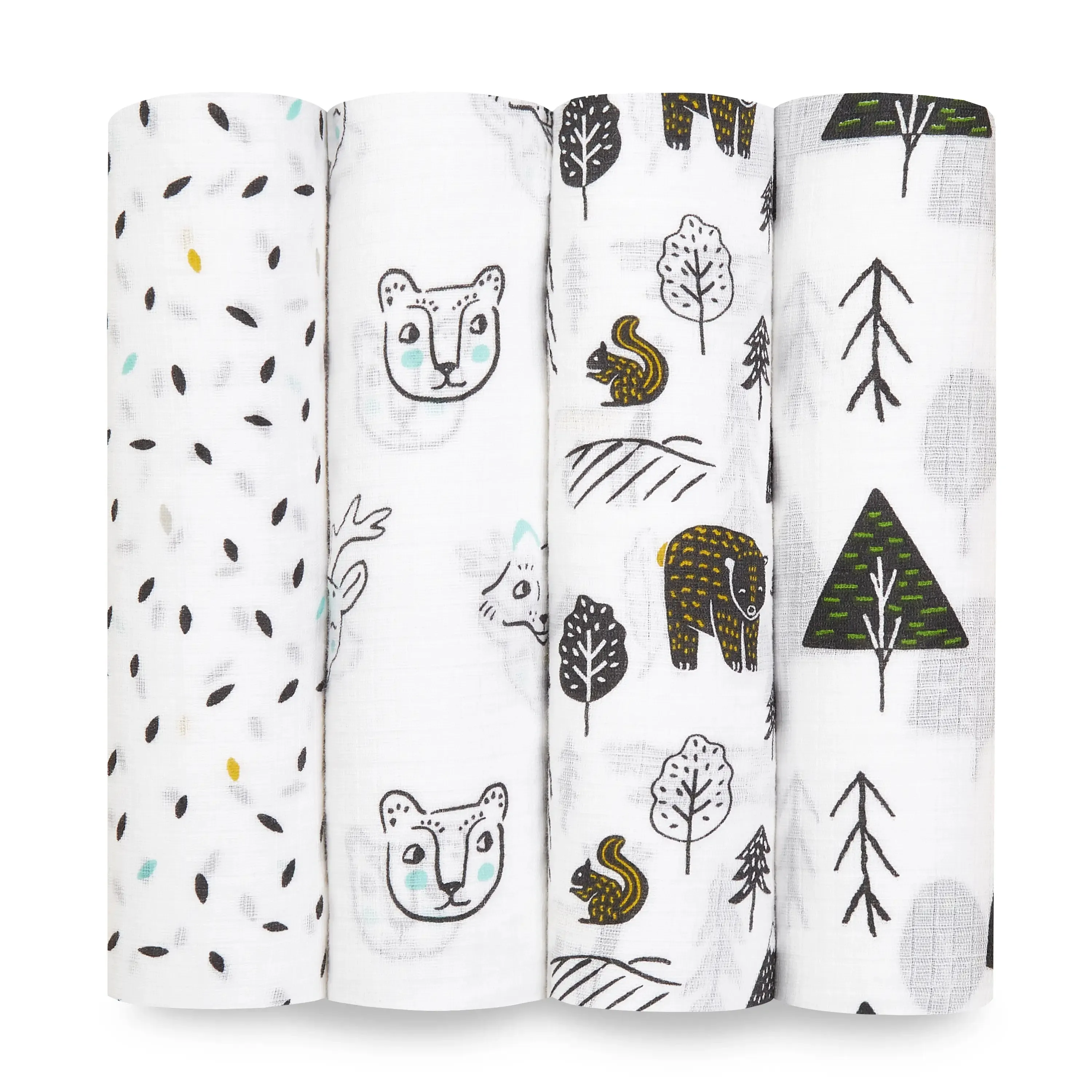 Aden   Anais Essentials Cotton Muslin Swaddle 4-pack
