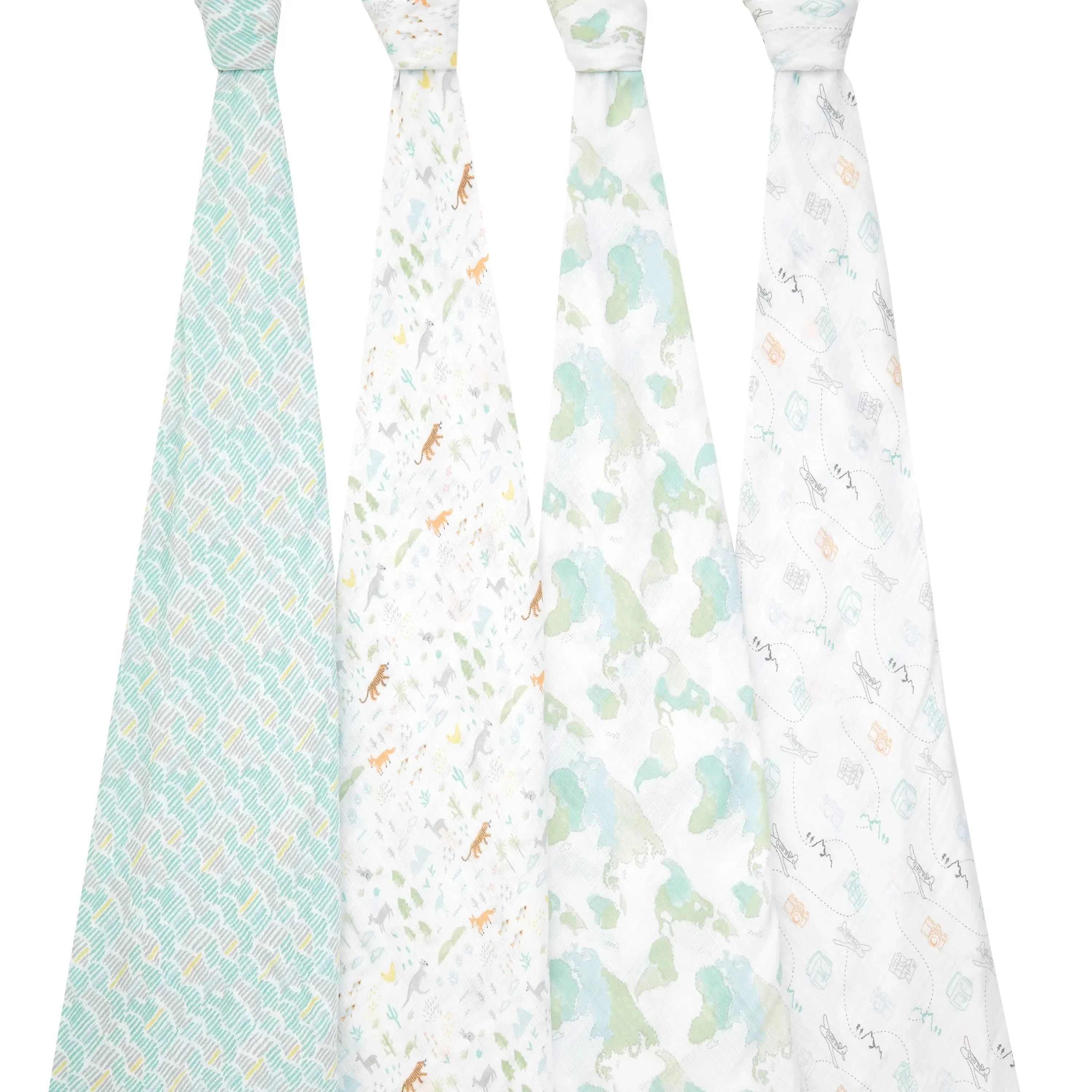 Aden   Anais Essentials Cotton Muslin Swaddle 4-pack