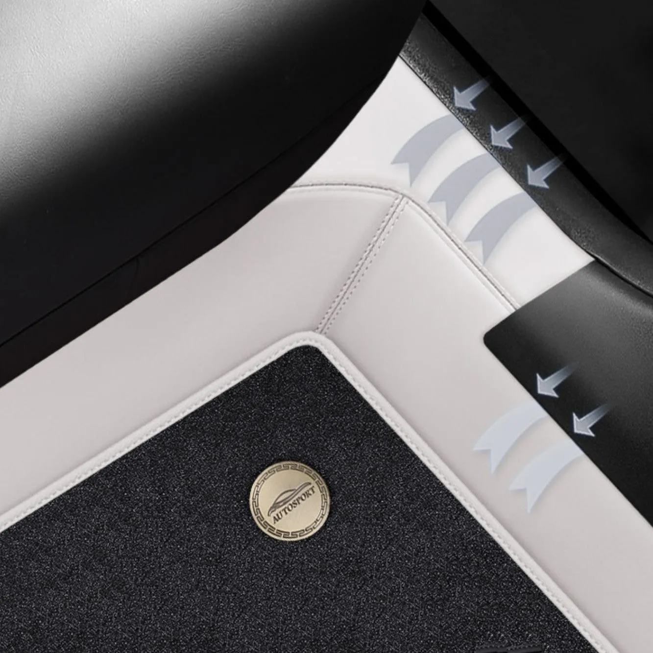 All-Inclusive Double-Layer Floor Mats for Tesla Model 3 Highland / Y