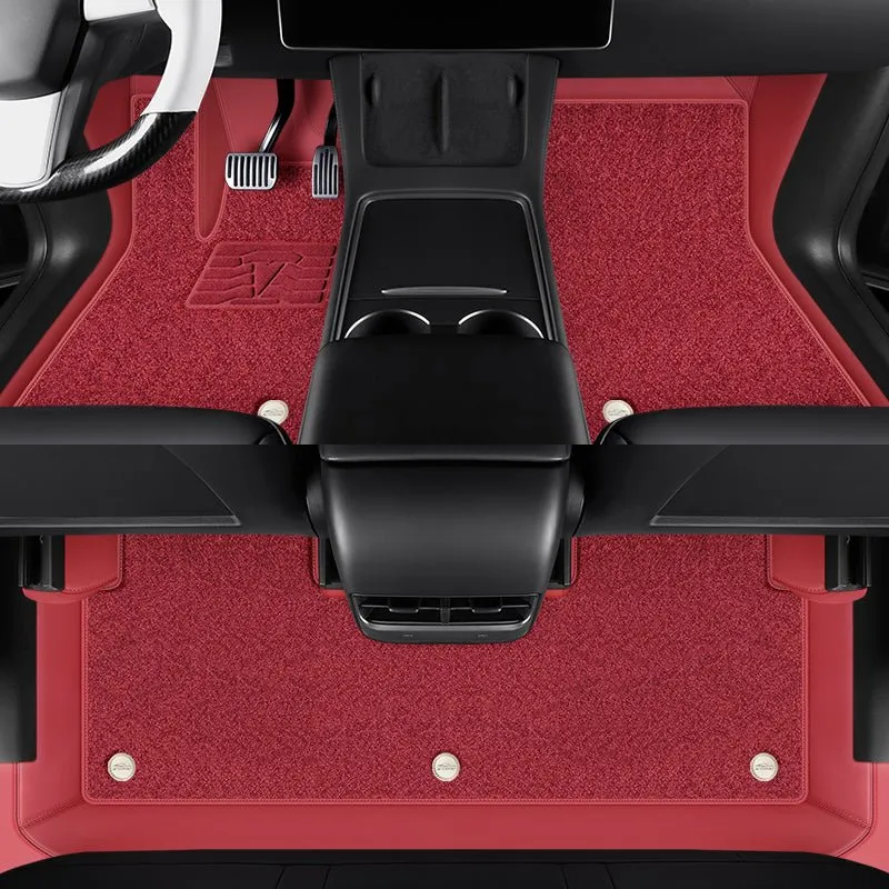 All-Inclusive Double-Layer Floor Mats for Tesla Model 3 Highland / Y