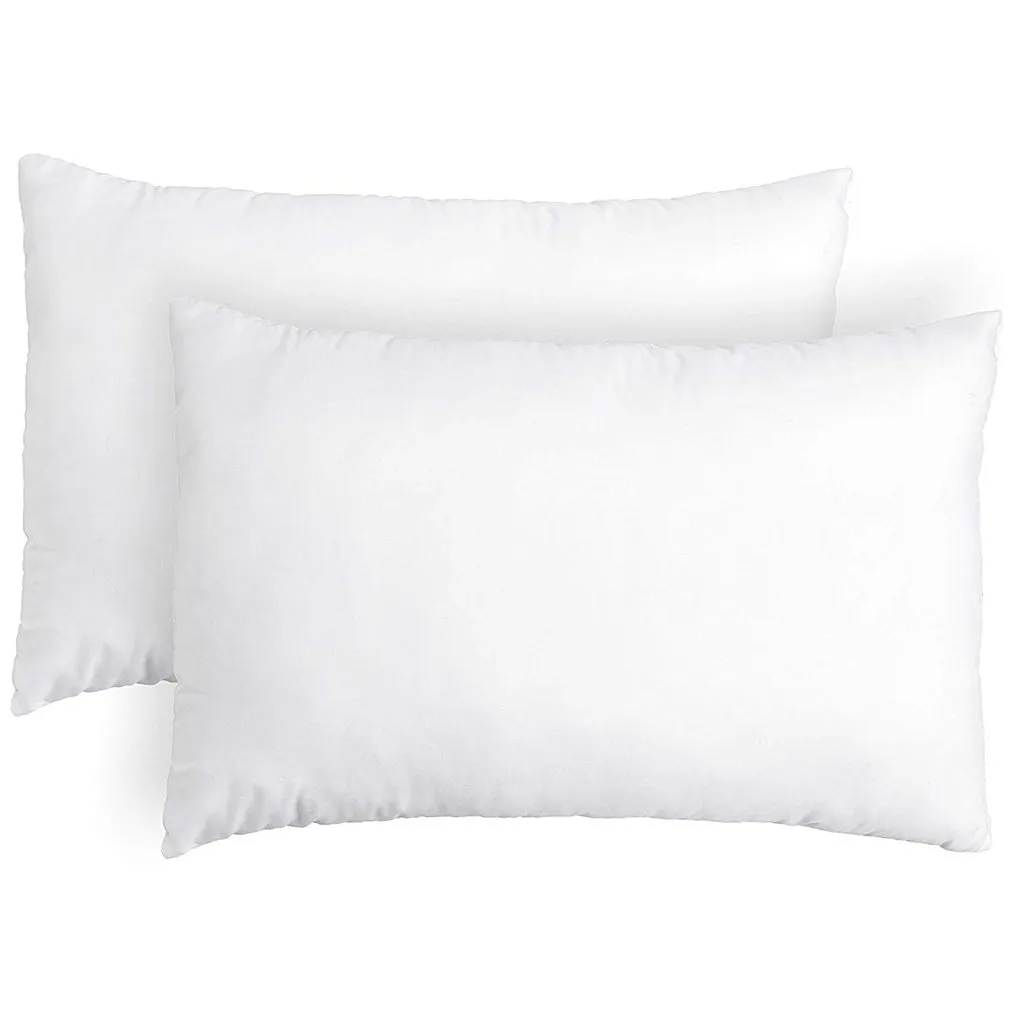 Amazon Brand Solimo 2-Piece Bed 40 x 60 cm Pillow Set: White