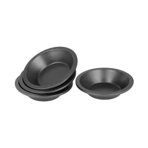 Bakemaster Round Pie Dishes 12.5cm (Set of 4)