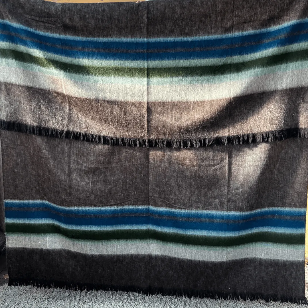 Beaver Dam Large Alpaca Blanket