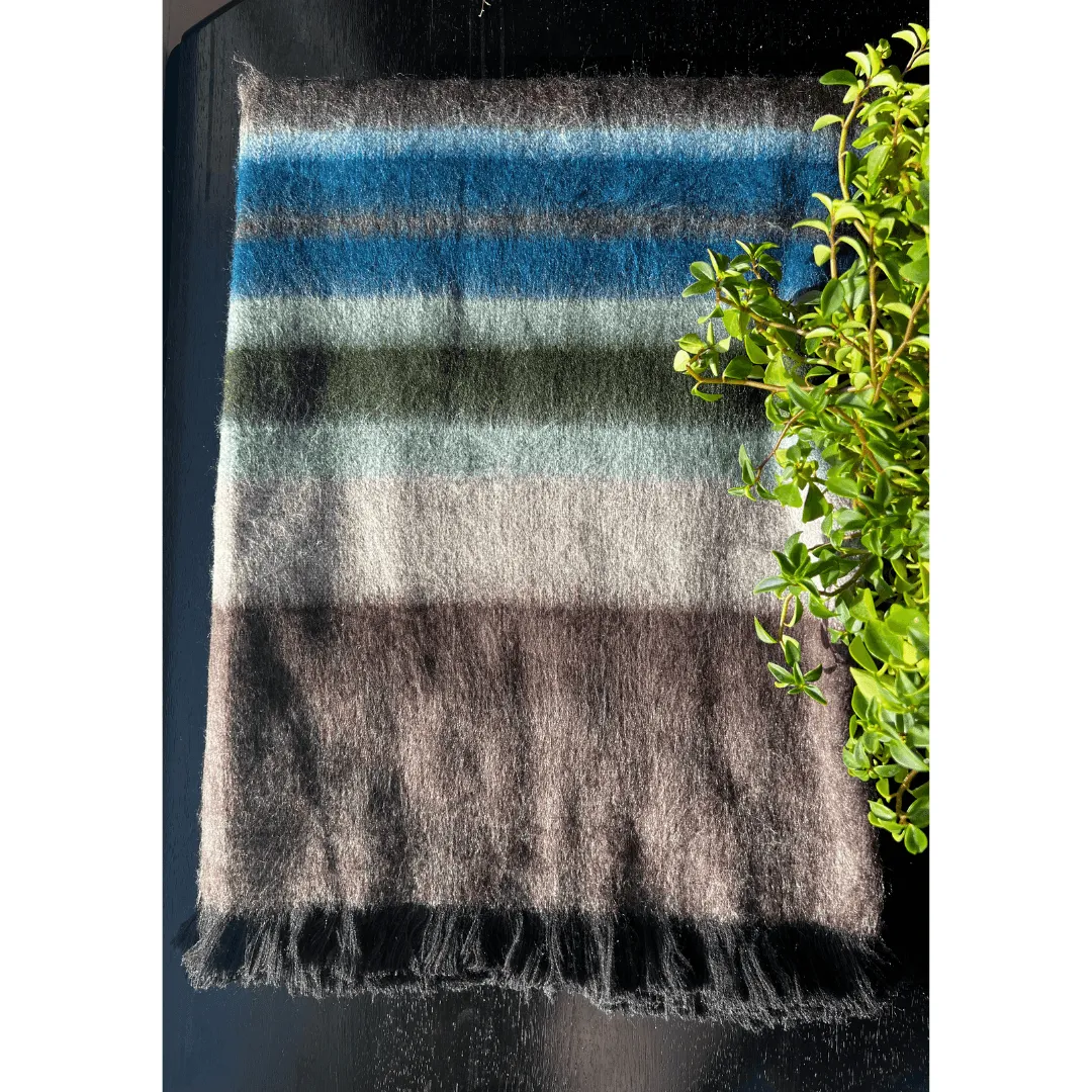 Beaver Dam Large Alpaca Blanket