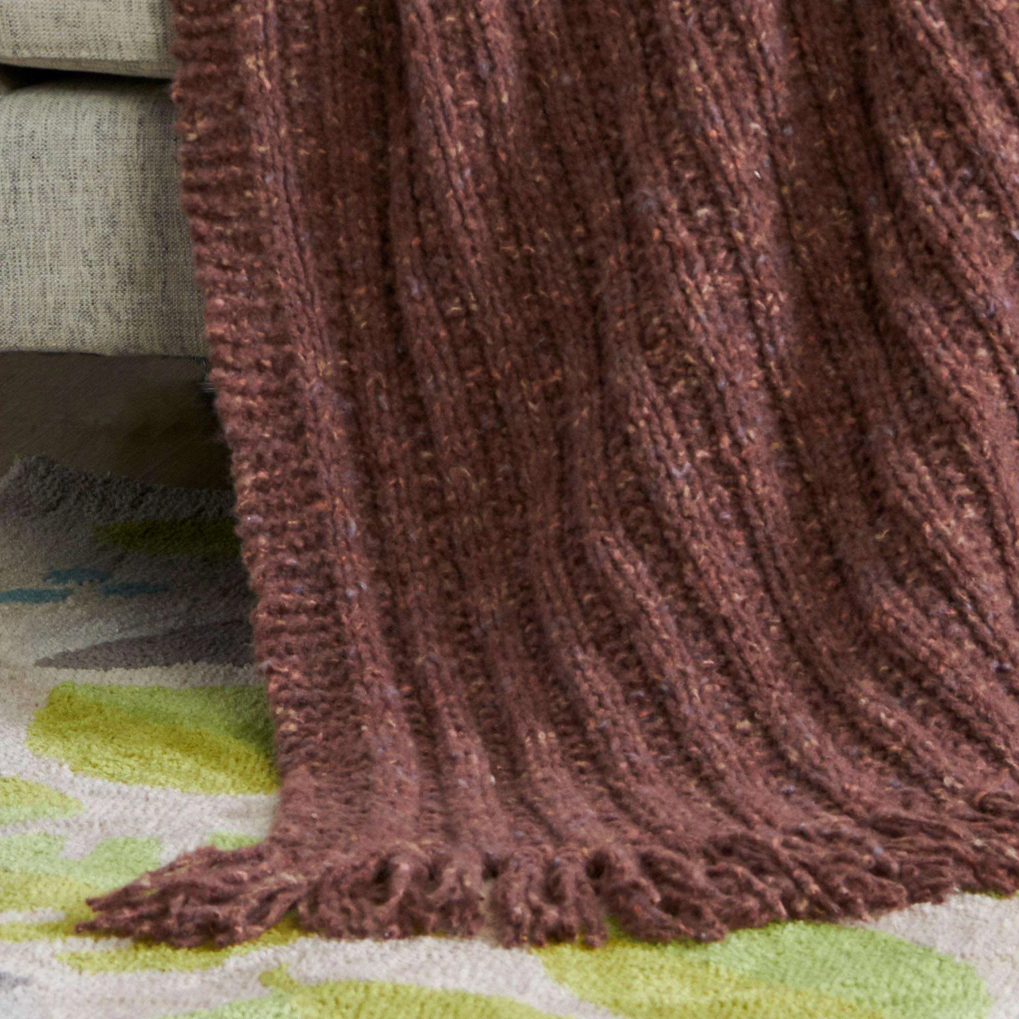 Bernat Subtle Rib Knit Blanket