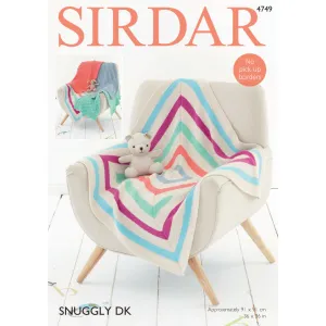 Blankets in Sirdar Snuggly DK 4749