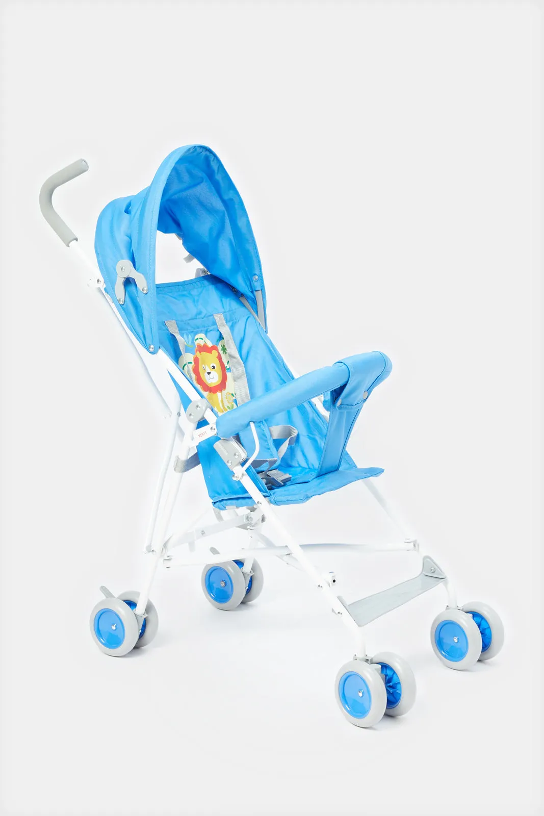 Blue Lion Baby Buggy With Round Canopy
