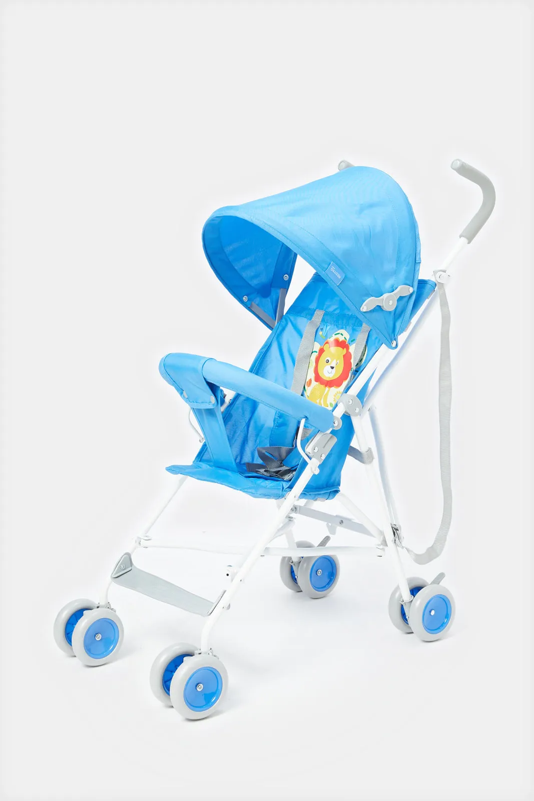 Blue Lion Baby Buggy With Round Canopy