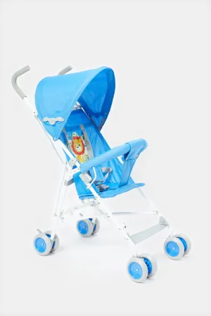 Blue Lion Baby Buggy With Round Canopy