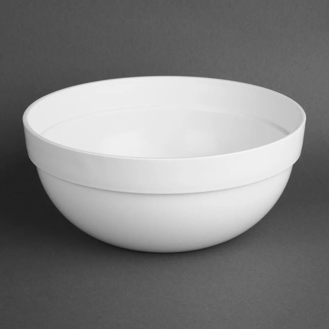 CH399 Nisbets Essentials Polypropylene White Mixing Bowl 3Ltr