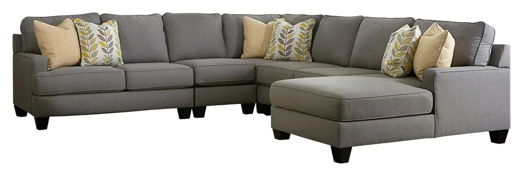 Chamberly Signature Design by Ashley 5-Piece Sectional with Chaise