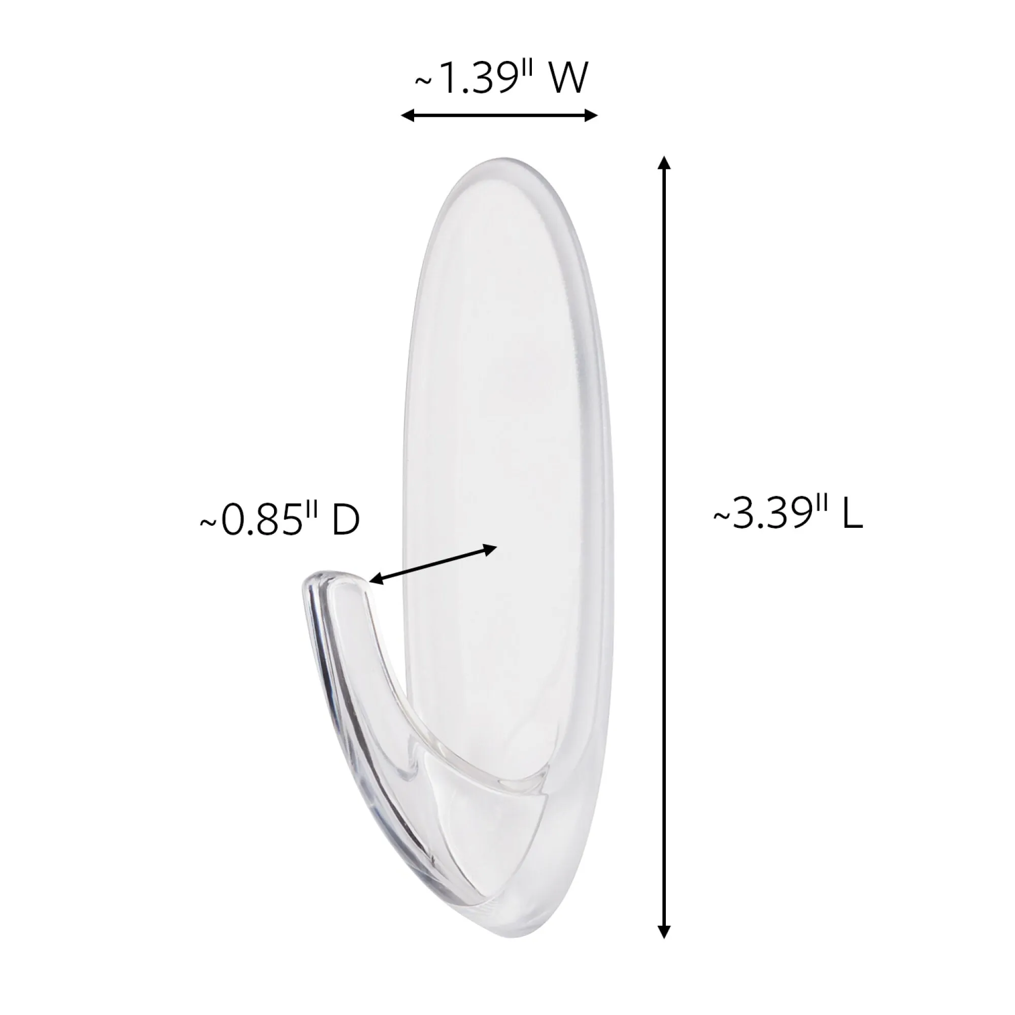 Command Large Clear Hook 17093CLR-ES