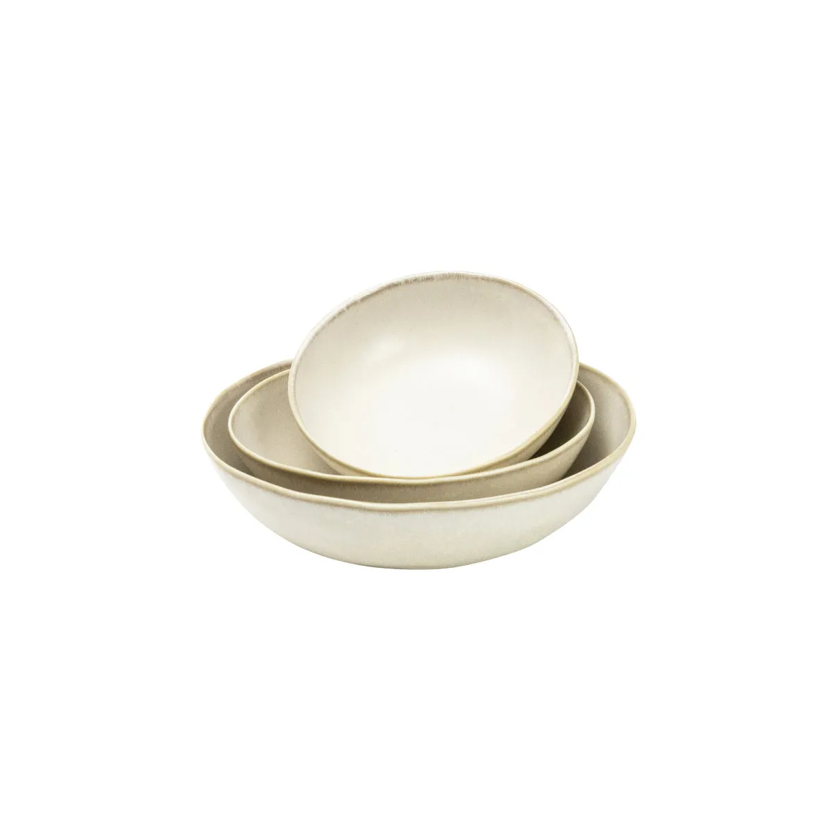 Concept Japan Wabisabi Oval Bowl Small Pearl White