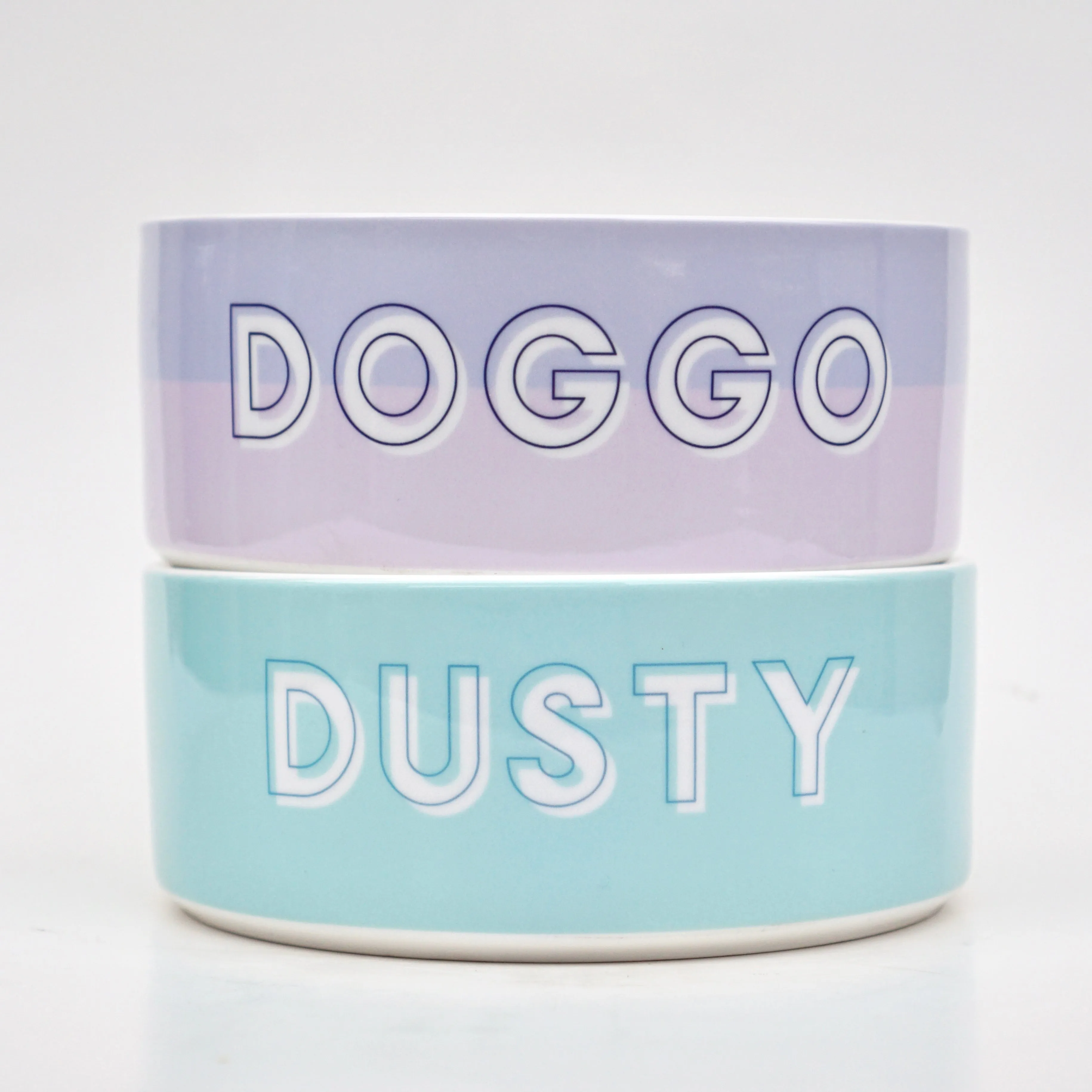 Custom Color Duo Dog Bowl