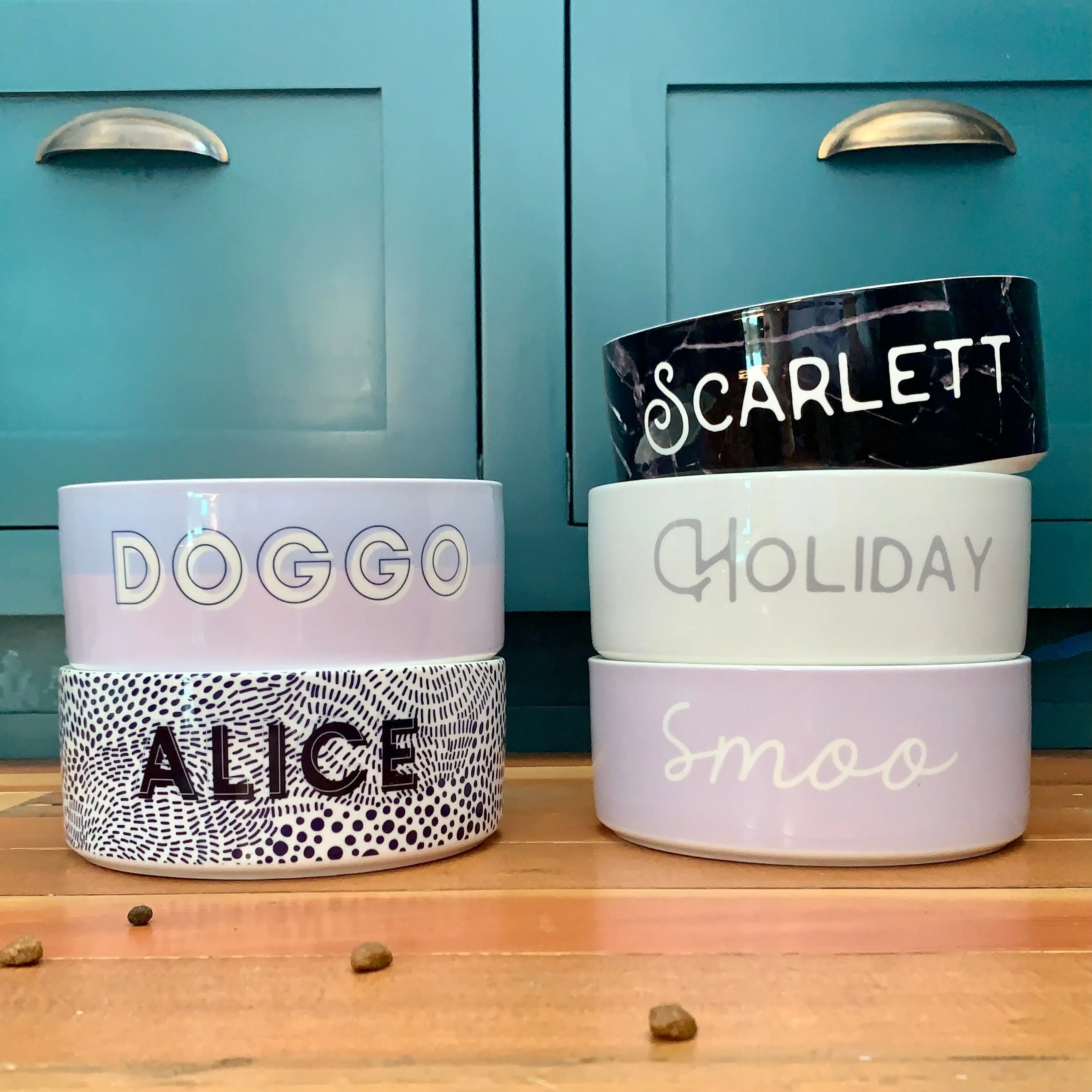 Custom Color Duo Dog Bowl