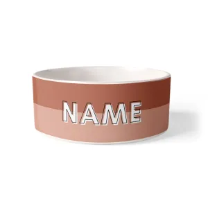 Custom Color Duo Dog Bowl