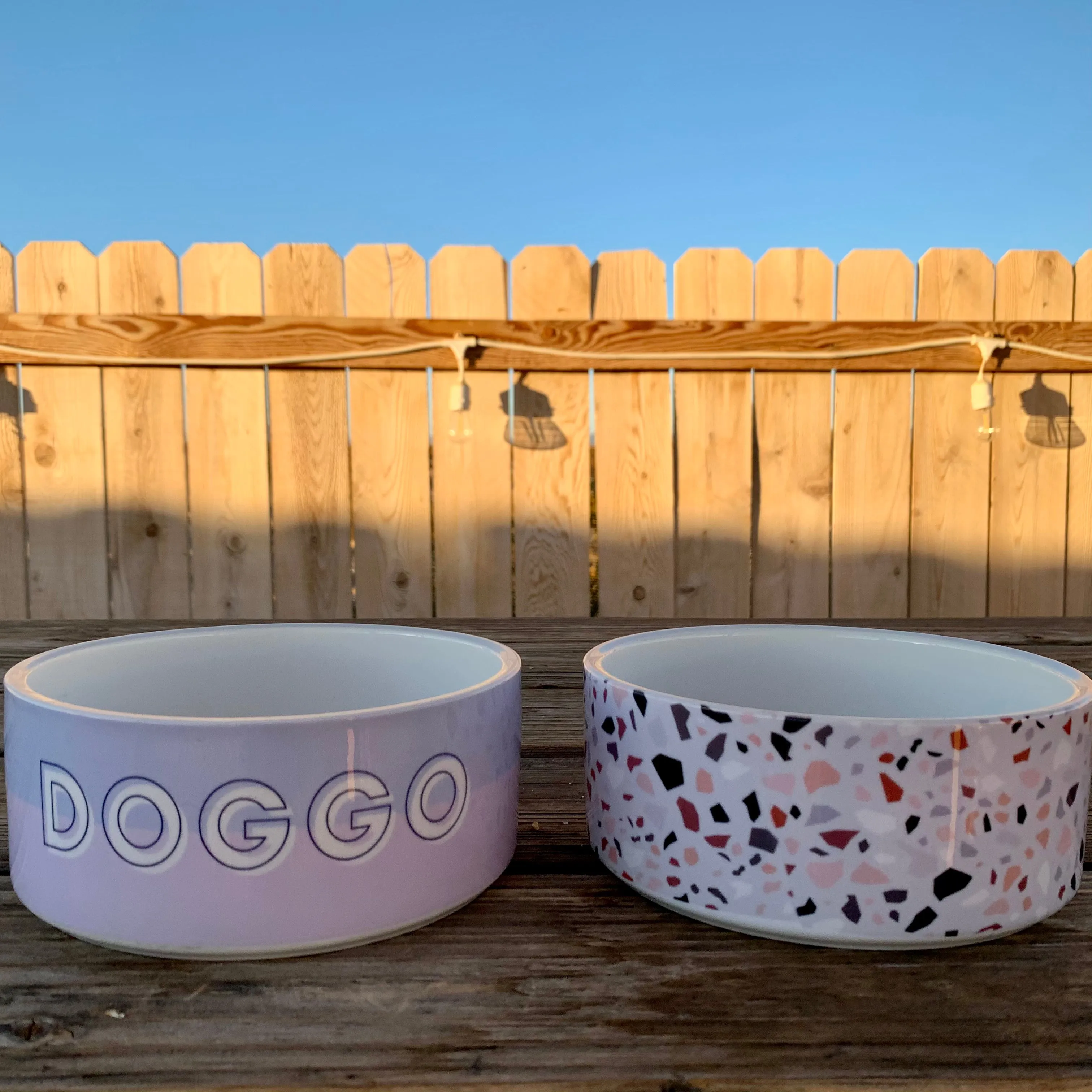 Custom Color Duo Dog Bowl