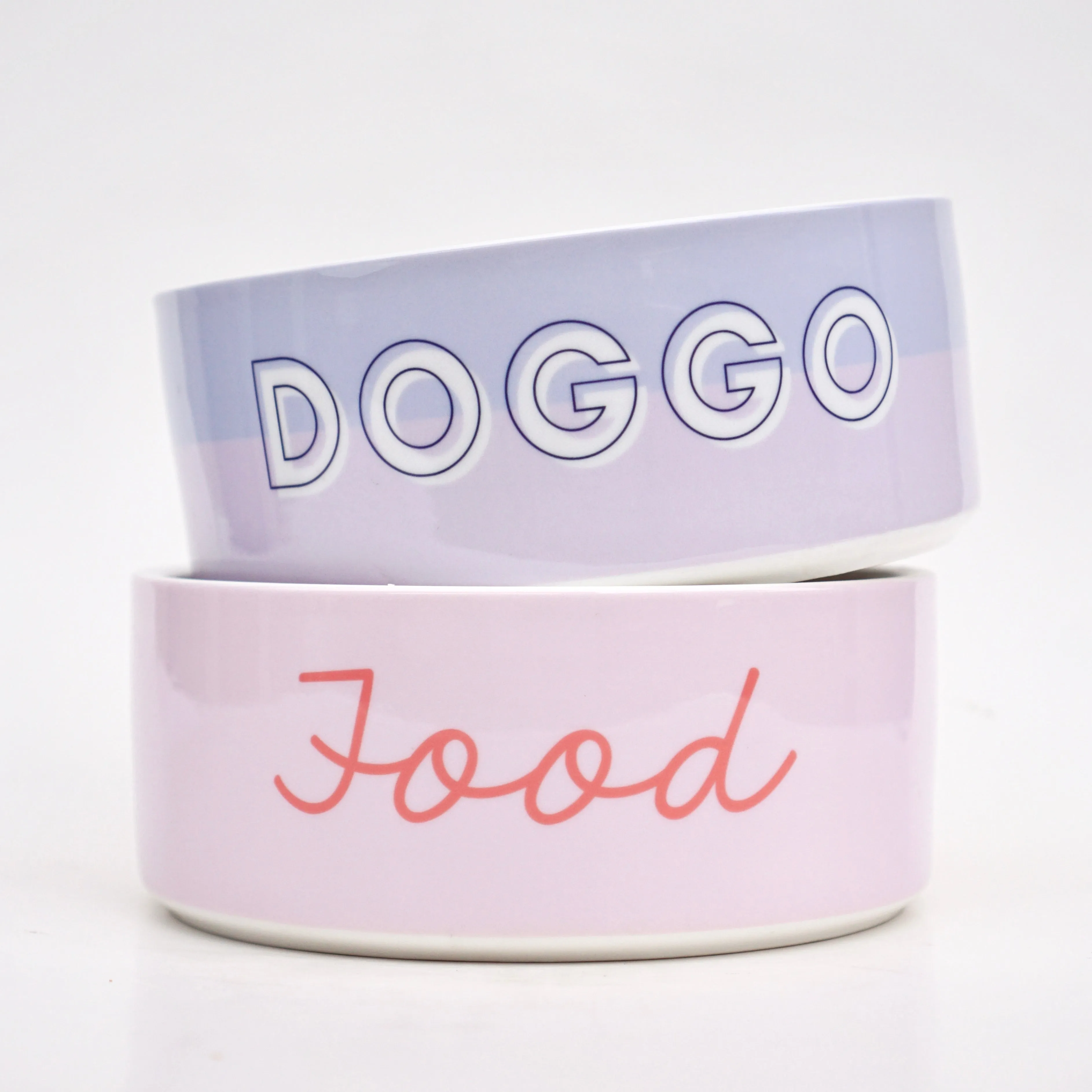 Custom Color Duo Dog Bowl
