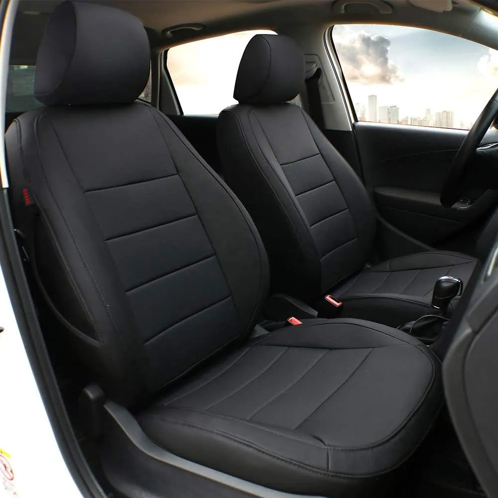 Custom Fit Full Set Car Seat Covers for Select Ford Explorer 2016 2017 - Three-Row Model, Second Row 40/60 Split,Leatherette New