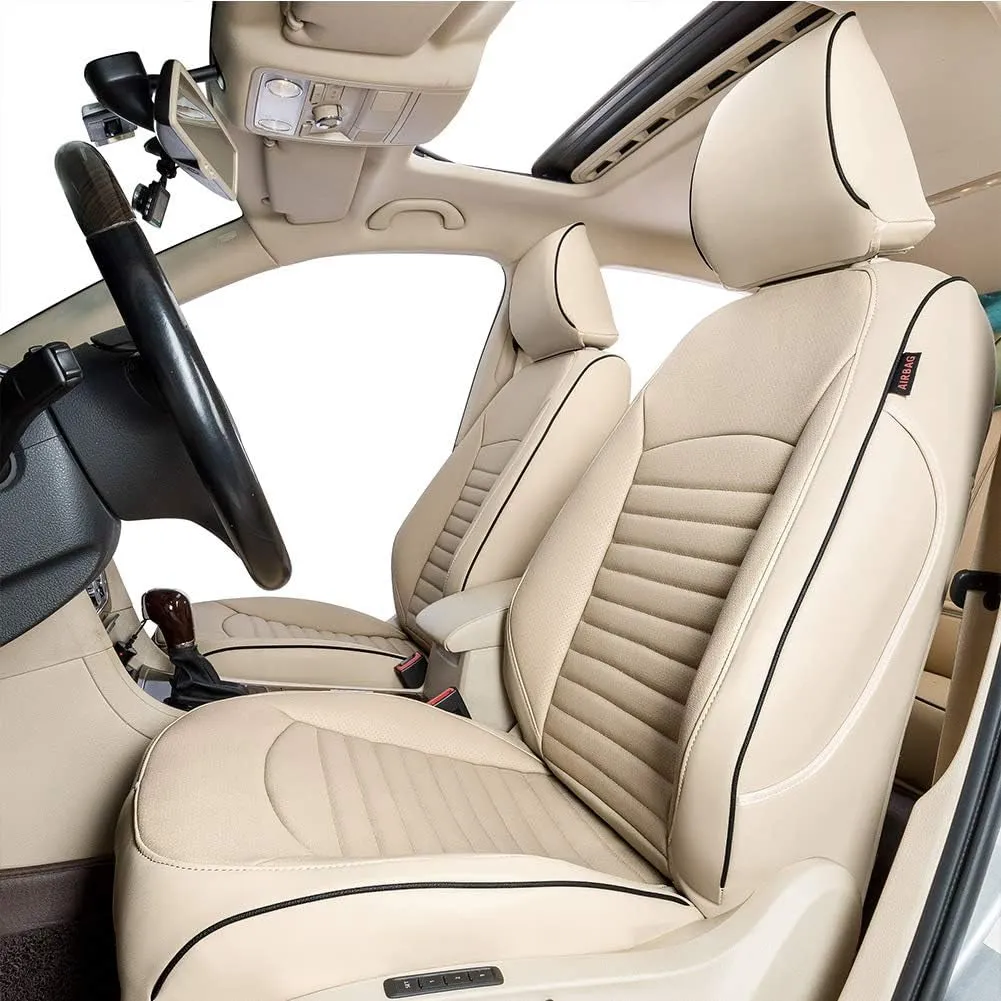Custom Fit Full Set Car Seat Covers for Select Ford Explorer 2016 2017 - Three-Row Model, Second Row 40/60 Split,Leatherette New