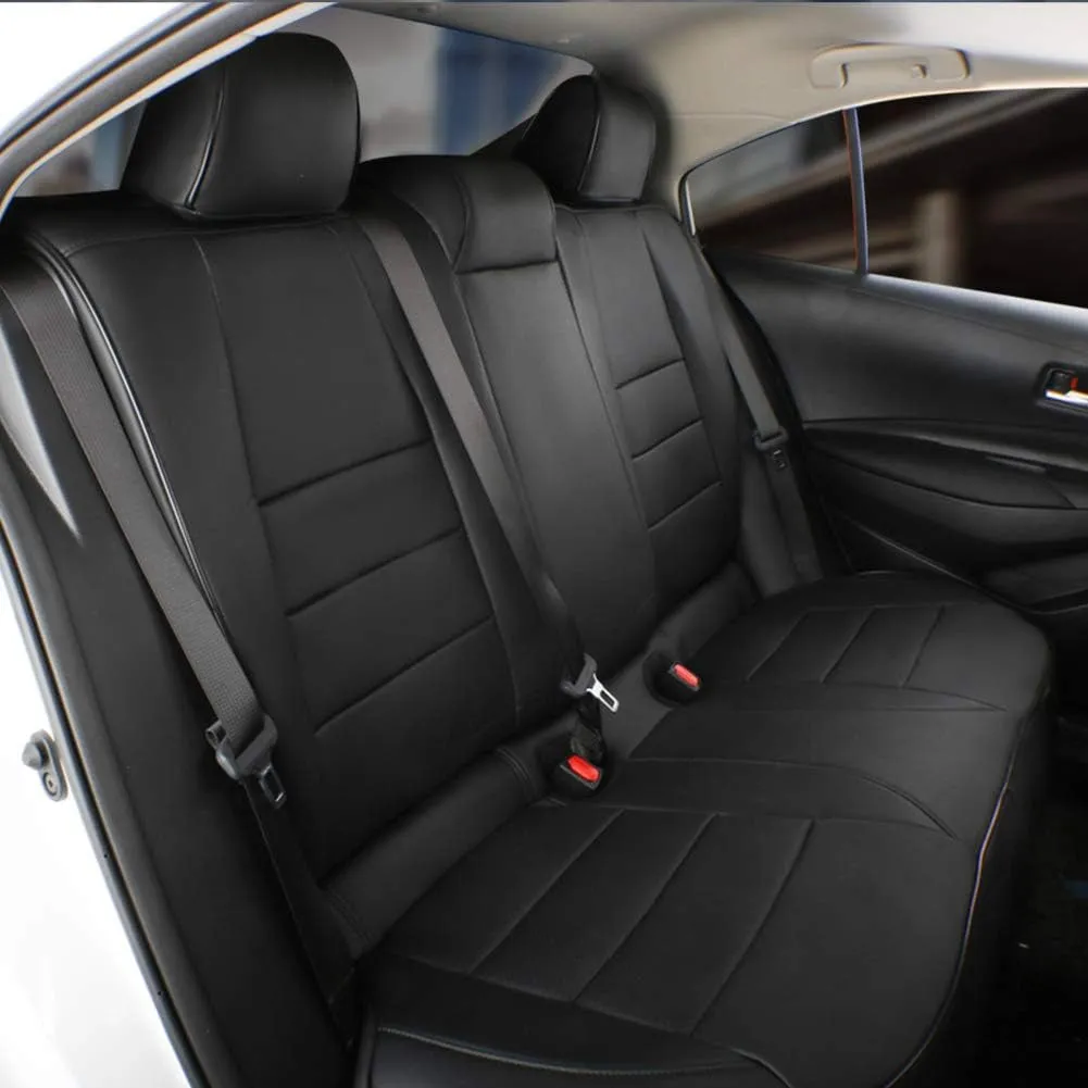 Custom Fit Full Set Car Seat Covers for Select Ford Explorer 2016 2017 - Three-Row Model, Second Row 40/60 Split,Leatherette New