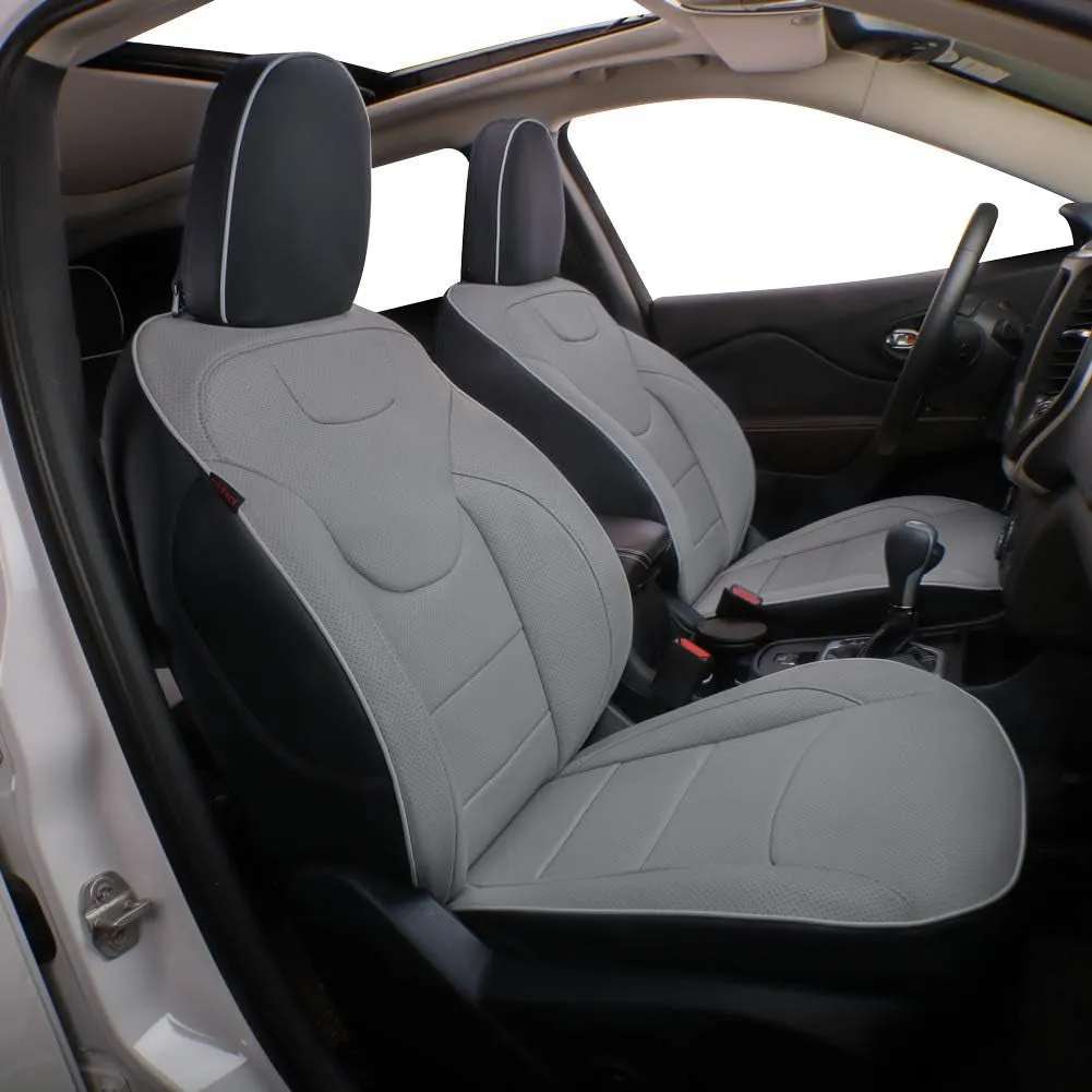 Custom Fit Full Set Car Seat Covers for Select Ford Explorer 2016 2017 - Three-Row Model, Second Row 40/60 Split,Leatherette New