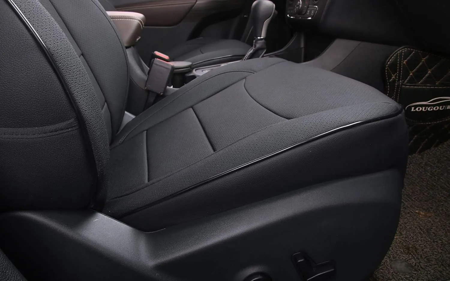 Custom Fit Full Set Car Seat Covers for Select Jeep Wrangler 2 Door 2013 2014 2015 2016 2017 2018 - Leatherette New