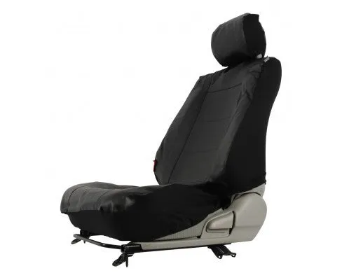 Custom Leather Look Falcon BA BF FG XT Sedan Seat Covers 10/2002-2014 Airbag Safe Front   Rear Black FALC02TORBK