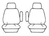 Custom Made Esteem Velour Seat Covers Suits BMW 525 Sedan 1989-1992 2 Rows