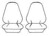 Custom Made Esteem Velour Seat Covers Suits Holden H Model Kingswood Sedan 1972-1974 2 Rows
