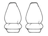 Custom Made Esteem Velour Seat Covers Suits Kia Mentor GLX 4 Door Sedan 1997 2 Rows