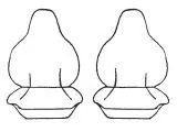 Custom Made Esteem Velour Seat Covers Suits Suzuki Swift 2 Door Hatch 1990-1991 2 Rows