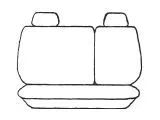 Custom Made Esteem Velour Seat Covers Suits Volkswagen UP AA 4 Door Hatch 10/2012-On 2 Rows