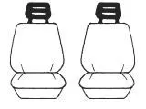 Custom Made Esteem Velour Seat Covers Volvo 760 Sedan 1983 2 Rows