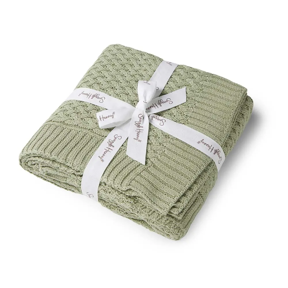 Dewkist Diamond Knit Organic Baby Blanket