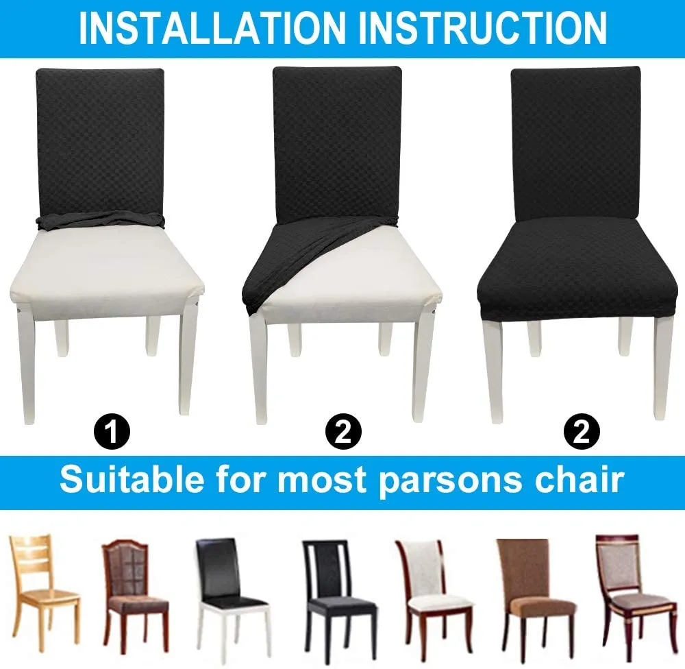 Dining Chair Covers Stretch Chair Covers Parsons Chair Slipcover Chair Covers Set of 2