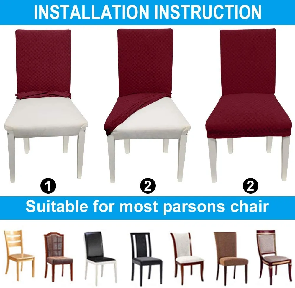 Dining Chair Covers Stretch Chair Covers Parsons Chair Slipcover Chair Covers Set of 2