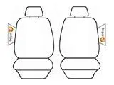Esteem Velour Seat Covers Set Suits Holden Commodore VE SV6 / SS 4 Door Sedan 08/2006-5/2013 2 Rows