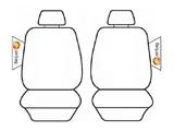Esteem Velour Seat Covers Set Suits Honda Accord 9th Gen VTi/VTi-S/VTi-L/V6L Sedan 6/2013-1/2016 2 Rows
